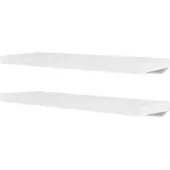 vidaXL væghylder 4 stk. 80 cm hvid
