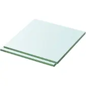 vidaXL Hylder Glaspanel Klar - 30 X 25 cm / 2