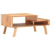 vidaXL sofabord 100x50x45 cm massivt akacietræ