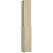 vidaXL badeværelsesskab 25x26,5x170 cm konstrueret træ sonoma-eg
