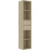vidaXL Bogreol/reol 36x30x171 cm konstrueret træ sonoma-eg change