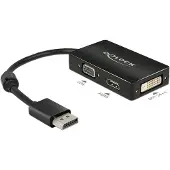 DeLOCK Displayport Til Vga/hdmi/dvi-adapter