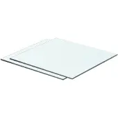 vidaXL hylder 2 stk. glaspanel 40 x 30 cm klar