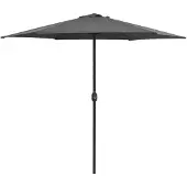 vidaXL Haveparasol Med Aluminiumstang 270x246 Cm - Antracitgrå