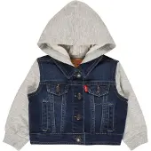 Levi's Kids Overgangsjakke blue denim / grå-meleret