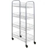 Metaltex Grøntsagsvogn Med 4 Kurve 1x23x8 Cm
