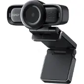 Aukey PC-LM3 - Webcam - farve - 2 MP - 1920 x 1080 - 1080p - audio - USB - H.264, MJPEG
