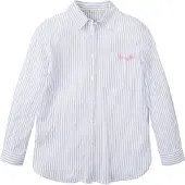 Tom Tailor 1030700 Striped Skjorte Med Lange ærmer