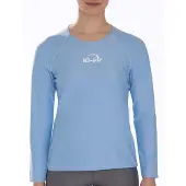 IQ-UV Uv Aqua Langærmet Rash Guard