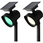 EDM 83452 Sæt Med 2 Pløkker Solcelledrevet Led-projektor