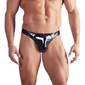 Black Level Men's Vinyl G-String