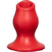 Vuxen Pighole Hollow Butt Plug Small - Red