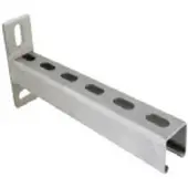 Walraven Skinnekonsol Strut - Rustfri stål RapidStrut Konsol 41x41 600mm