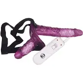 Erotic Treasure Vibrating Strap-on Duo