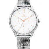 Tommy Hilfiger Dameur 1782456 Layla Hvid/Stål Ø38 mm