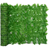 vidaXL Altanafskærmning Blade - Grøn / 600 X 100 cm