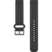 Polar - Sportsure - Bracelet Silicone 20mm Black/ Grey til UnisexSilikone - Sort