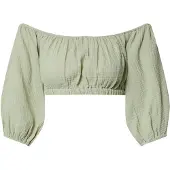 EDITED The Label Bluse 'Nadda' grøn