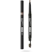 Pupa Milano Brow Definer 2-i-1 øjenbrynspensel & børste, 002 Brun, 0,2 g