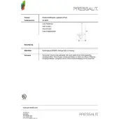 Pressalit reservepapirholder poleret rf