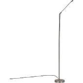 QAZQA Moderne gulvlampe stål inkl. LED - Berdien