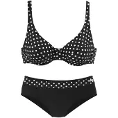 LASCANA Bikini sort / hvid