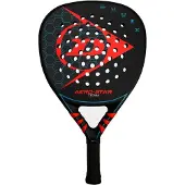 Dunlop Aero-Star Team padelracket sort/rød - premium japansk kulstof, Tri-Clamp-forstærkning, Diamond Head for bredere sweet spot og kraft