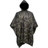 vidaXL Vandtæt army-regnponcho til camping/vandreture camouflage