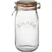 Kilner rund dåse med bøjle Klar, 1,5 L