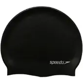 Speedo Silicon Flat Swimcap (svart)