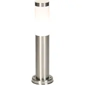 QAZQA Moderne udendørs lampestolpe stål 45 cm IP44 - Rox