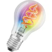 Ledvance SMART+ - LED-filament-lyspære - form: A60 - E27 - 4.5 W (tilsvarende 30 W) - klasse G - varmt hvidt lys - 2700 K - gennemsigtig