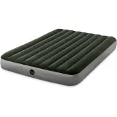 Intex Oppustelig madras 203x152x25 cm med elektrisk pumpe 64779