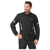 FASTWAY Touring Men 211- Tekstiljakke Sort/Gul 48