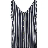 Vero Moda Bluse navy / hvid