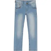 Minymo Jeans - Slim Fit - Light Dusty Blue - - 8 år (128) - Jeans