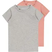 Minymo Bluser & t-shirts grå-meleret / lyserød
