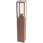 QAZQA Industriel udendørs gulvlampe rustbrun 80 cm IP44 - Charlois