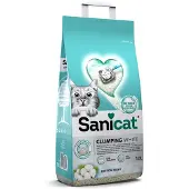 Sanicat Clumping White Cotton Fresh kattegrus