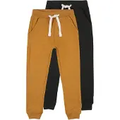 Minymo Sweatpants - 2-pak - Karrygul/Koksgrå - - 2 år (92) - Sweatpants