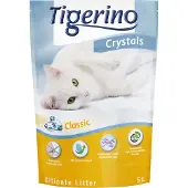 Tigerino Økonomipakke: 6 x 5 l Crystals kattegrus - Classic