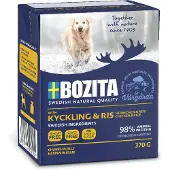 Bozita Økonomipakke bidder i gelé 12 x 370 g - Kylling & Ris