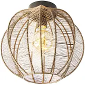 QAZQA Industriel loftslampe bronze med sort - Dong
