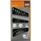 Bahco 111M/S10, 8,9,10,11,12,13,14,17,19,22 mm, Krom, Chrome-legeret stål, Krom, Mat, Tyskland
