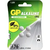 GP A76F-2U4 knapcellebatteri - 4 stk