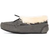 Minnetonka Mokassin 'Chrissy' grå / hvid
