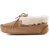 Minnetonka Mokassin 'Chrissy' brun / hvid