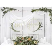 Party Deco Mr & Mrs dekoration i træ