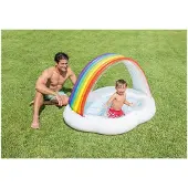 Intex Regnbuesky Babypool, 82L, 142x119x84 cm