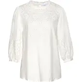 LASCANA Bluse naturhvid